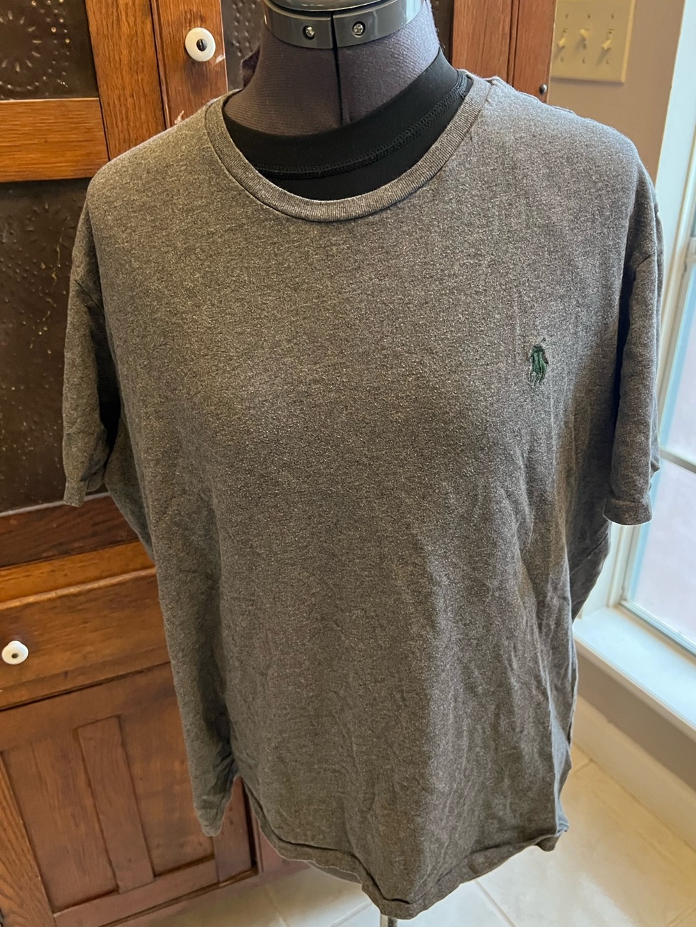 Polo by Ralph Lauren Men's Gray Crew Neck T-Shirt size L